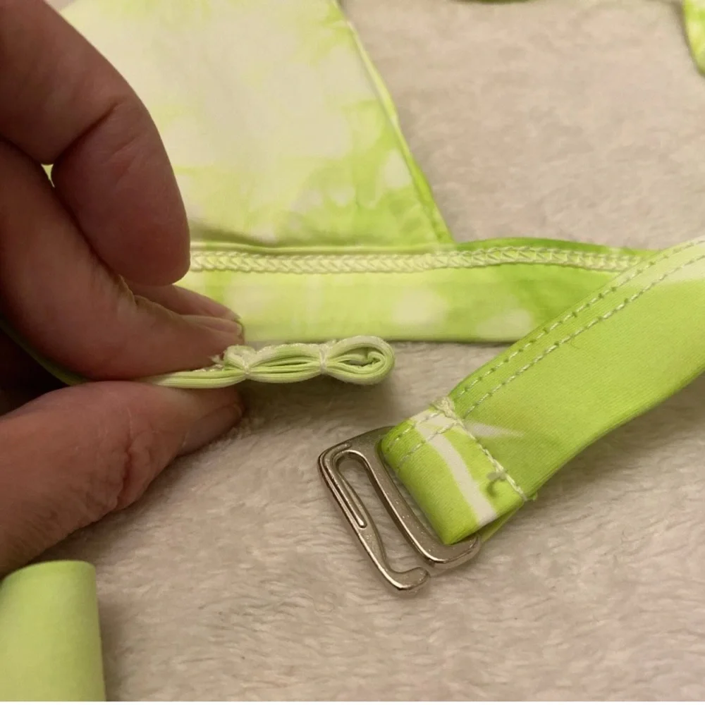 Dippin' Daisy's Neon Green Tie-Dye Bikini